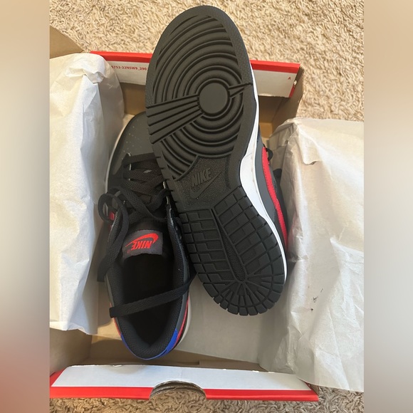NEVER WORN…Nike Dunk Low
Black/White/Racer Blue/University Red - Picture 2 of 3